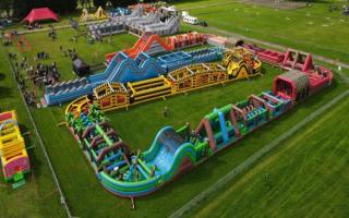 Action Arena lands in Ipswich as the UK's largest touring inflatable obstacle course