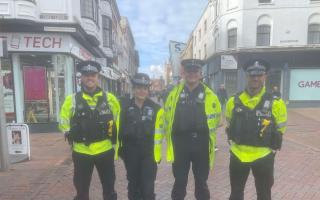 The Kestrel Team were out on patrol in Ipswich Town Centre