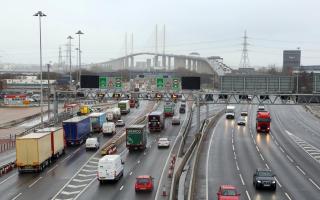 An Ipswich woman was fined twice after using the Dartford Crossing