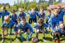 Some of the winners at the Woodbridge Rugby Club Mini Warriors awards. Picture: SIMON BALLARD