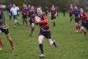 Dan Garrard in action for Stowmarket. Photo: Gregg Brown