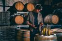 Ben with a selection of Flint's wines