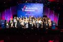 The winners of the EDP Business Awards 2023 on stage at the awards ceremony