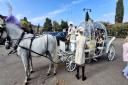 The carriage ride was a dream come true for resident Sylvia Ratcliffe.