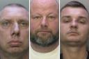 Three men who were taking cars stolen from Wiltshire and dismantling them have been jailed