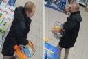 Images of a man who may have witnessed a robbery at Tesco have been released