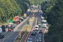 Delays – the A12 roadworks lasted for nearly two years