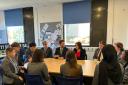 The education secretary visited Chantry Academy last week with the Ipswich MP.