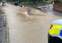 Roads in Haverhill have flooded due to heavy rain