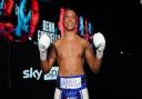 Suffolk's Fabio Wardley celebrates his second round KO of Richard Lartey at Wembley Arena. Picture: DAVE THOMPSON