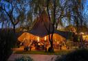 The Crown pub at Stoke by Nayland has erected a stunning tipi in its garden with help from the Events Under Canvas team.