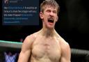 Suffolk's Arnold Allen has called for a fight with Edson Barboza, one of the most feared strikers in the sport. Picture: PA SPORT