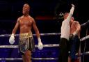 Fabio Wardley celebrates victory over Mariano Ruben Diaz Strunz at the O2 Arena. Picture: PA SPORT