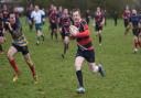 Dan Garrard kicked well for Stowmarket. Picture: GREGG BROWN