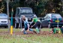 Felix Kibble crosses for Woodbridge in their win at Crusaders. Picture: SIMON BALLARD