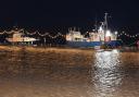 Storm surge flooding around the harbour in Southwold.

Picture: James Bass Photography