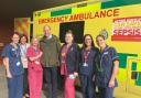 Prince William meets staff at Ipswich Hospital, East Suffolk and North Essex NHS Foundation Trust