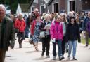 Traffic is starting to build as people arrive at the Suffolk Show in Ipswich