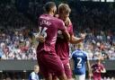 Aaron Ramsey scored the opener for Cardiff City at Ipswich Town last season