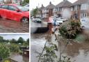 Ashcroft Road flooded in May.