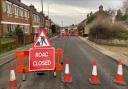 Road closed in Ipswich after a water leak