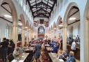 The Ipswich Beer Festival was busy after the match on Saturday.