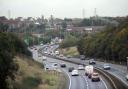 The A12 near Copdock, approaching the Copdock Interchange (file image)