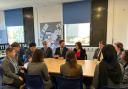 The education secretary visited Chantry Academy last week with the Ipswich MP.