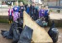 The pupils collected 20 bags of rubbish in total