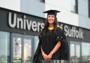 Sophie Peskett, Ipswich Town Women star, has graduated from the University of Suffolk with a first-class degree