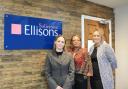 From left,  Laura Buller, Lorna Denton-Cardew and Nicola Weldon at Ellisons Solicitors