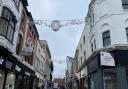 Christmas lights have gone up in the town centre signifying the start of the festive season.