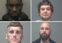 Some of the criminals put behind bars last month