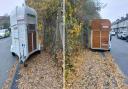 Police remove a trailer and issued Traffic Offence Reports for path blockage