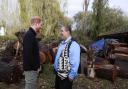 The Duke of Sussex visits the Musqueam Nation’s Little House in Vancouver (Invictus Games/PA)