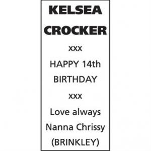 KELSEA CROCKER