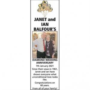 JANET AND IAN BALFOUR