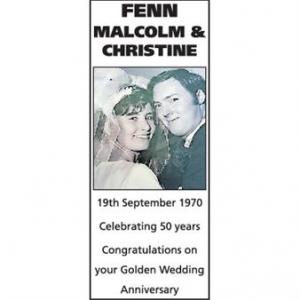 MALCOLM AND CHRISTINE FENN