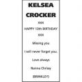 KELSEA CROCKER