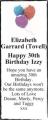 ELIZABETH GARRARD(Tovell)