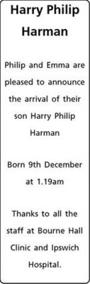 Harry Philip Harman