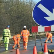 The A12 will be closed later this month to allow resurfacing to take place