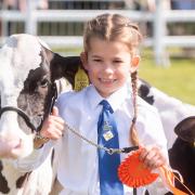 Orla and Harriet on day two of the Suffolk Show