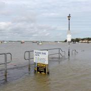 A flood warning and flood alerts have been issued for parts of Suffolk coast