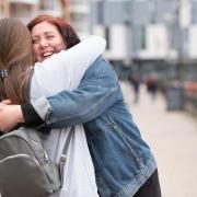 Lizzie Craig and Rachel Levitt meeting up for the first time in two years