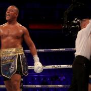 Fabio Wardley celebrates victory over Mariano Ruben Diaz Strunz at the O2 Arena. Picture: PA SPORT