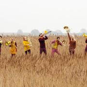 Perhaps Contraption, the  self-styled �some sort of progressive brass band� will be playing in in derelict building 9 on the Snape arts campus Photo: Matt Jolly