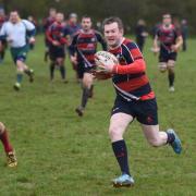 Dan Garrard kicked well for Stowmarket. Picture: GREGG BROWN