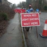 Roadworks are taking place in Suffolk this week