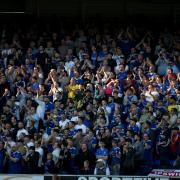 Ipswich Town fans inside Portman Road